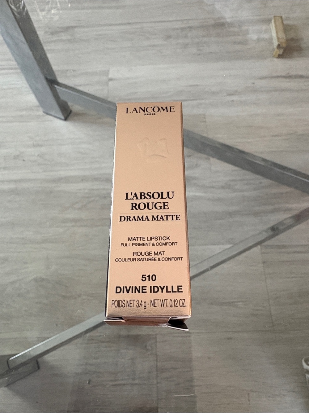 Lancôme L'Absolu Rouge Drama Matte 510 Divine Idylle - Nude Pink